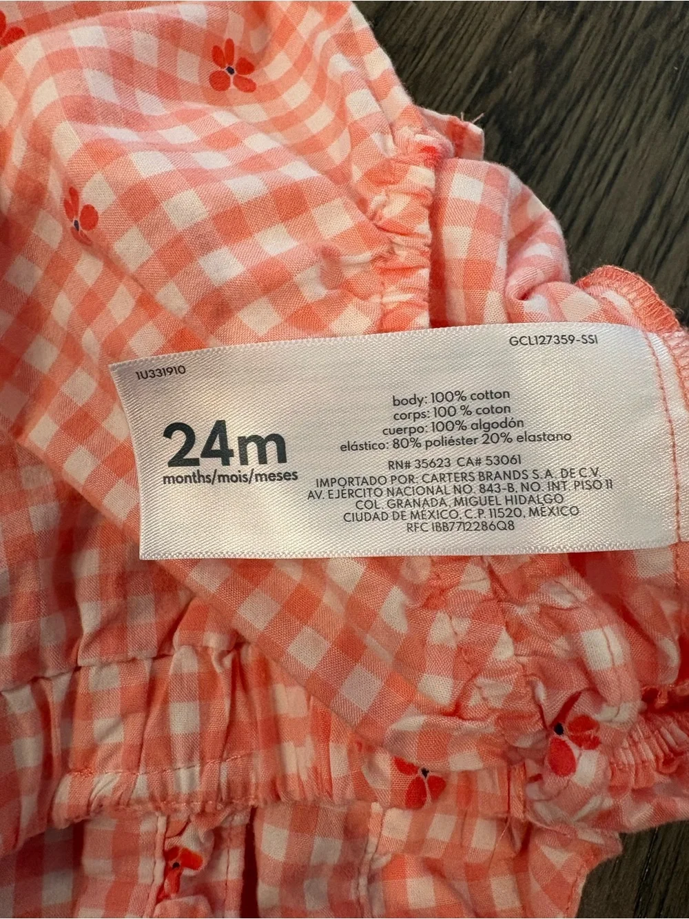 24M romper